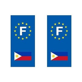 Philippines Flag Number Plate Sticker