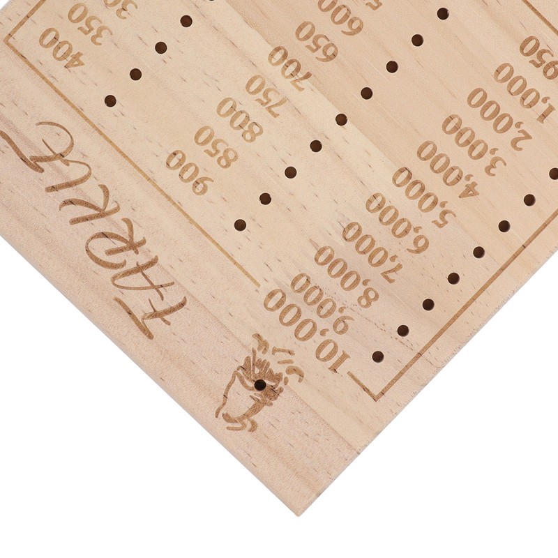 Farkle Dice Tray Improve Math Skills Wooden Classic Dice Game