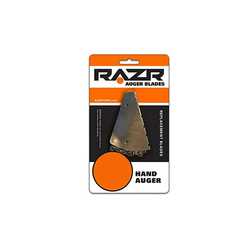 RAZR Hand Auger Curved Blades 6"