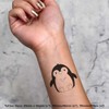 4 x 'Cute Penguin Chick' Temporary Tattoos - Water Resistant,
