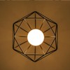 stoex Ceiling Light Industrial Retro 25cm in Shape Diamond Pendant
