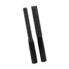 2Pcs Diamond Router Bits Black Brazed Straight Shank for Quartz