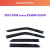 KPY Rain Guards Fit for 2013-2018 Lexus ES300h ES350, Out-Channel