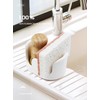 Double Sponge Holder, Water-Absorbing Stone Dish Sponge Caddy for Kitchen
