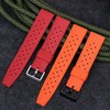 StrapSeeker Premium Quality Silicone Rubber Dive Watch Strap. Soft WaterResistant