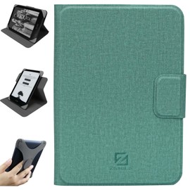ZhaoCo Universal Detachable Case for 7'' Kindle Colorsoft Signature Edition (1st generation) 2024 / Kindle Paperwhite (12th generation) 2024, 6.8'' Kindle paperwhite (11th generation) 2021 - Cyan