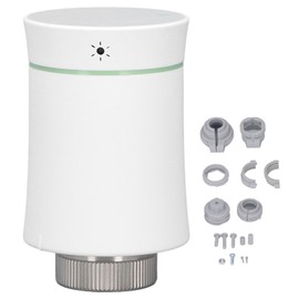 Smart Radiator Thermostat Valve APP Remote Timing Energy Saving Temperature Control Valve Home Heating Valve for Zigbee for Tuya White