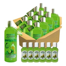 12 Shampoos De Bergamota Orgánicos 500ml Envió Gratis                                                                                                 