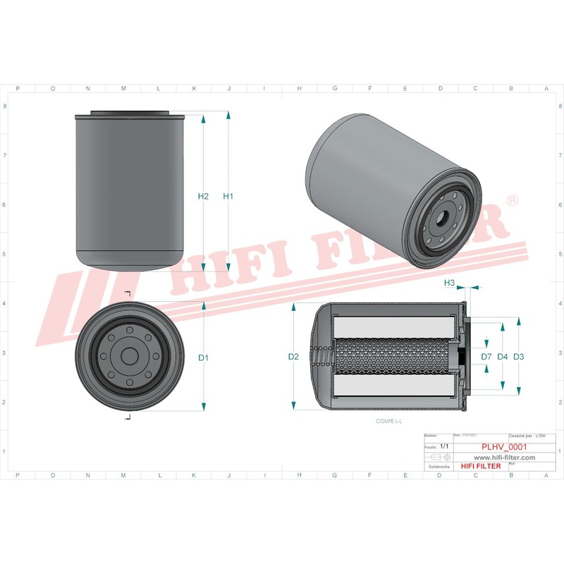 HIFI Filter Hydraulic Filter SH 76855