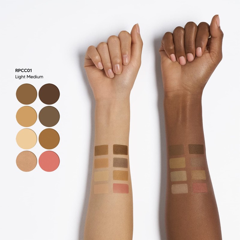 Ruby Kisses 3D Face Creator Cream Foundation & Concealer Palette,