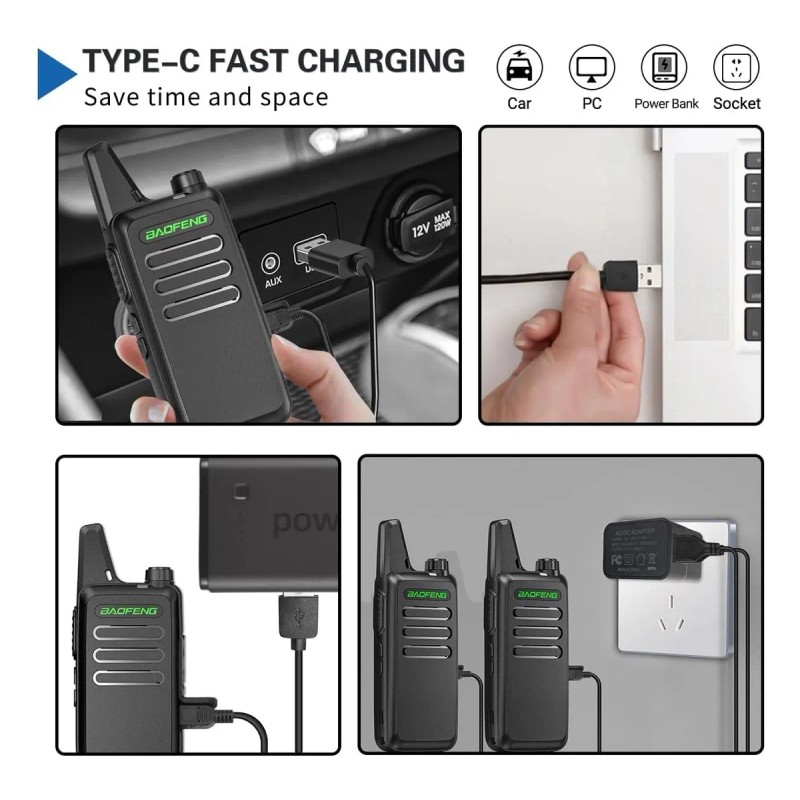 Walk Talk Radio Communicator Baofeng Bf T20