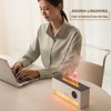 Flame Air Aromatherapy Diffuser, Alarm Clock Fire Mist Humidifier 260ml