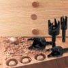 Yakamoz 8Pcs Wood Plug Cutter Set, 1/4" Hex Shank Straight