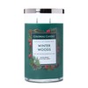 Colonial Candle Scented Jar Candle, Classic Cylinders, Winter Woods, 2