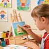 2Pcs Mini Easels Stand,Small Wooden Easel Canvas Stand for Display