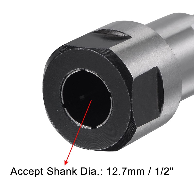 sourcing map Milling Cutter Collets Extension Rod Adapter 8 mm