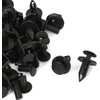 9mm Hole Dia Rivets Fastener Push Pin Plastic Clips for