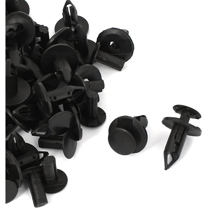9mm Hole Dia Rivets Fastener Push Pin Plastic Clips for