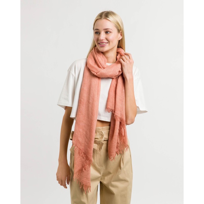 FRAAS Women's Viscose Blend Stole, terracotta