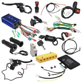 Unite 36V 48V 60V 72V 84V 60A 350W-3000W DC Brushless Motor Controller Kit Go Kart ATV