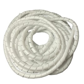 On1shelf® Cable Management Spiral Wrap White 12mm (10m)