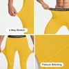 HYCOPROT Pantaloni a Compressione da Uomo Leggings da Asciugatura Rapida