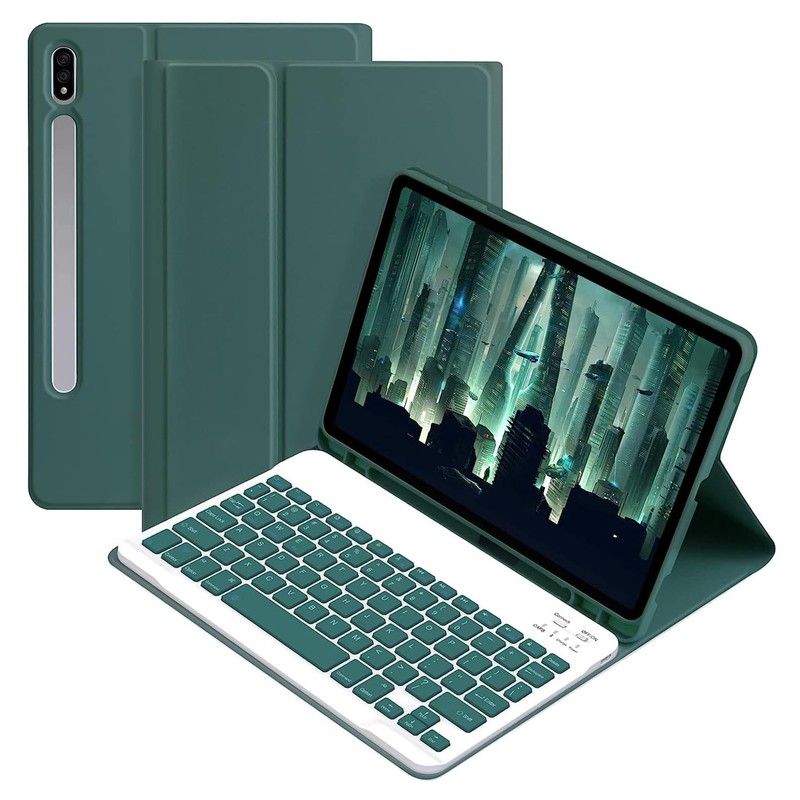 Tab S9 Series Tablet Protective Case + Keyboard ABS Keys