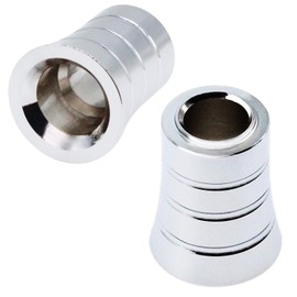 amavoler 2 Pcs Heel Shifter Eliminator CNC Aluminum Heel Shift Level Eliminator Cover, Heel Shift Eliminator Cap Aftermarket Accessory Fit for FLHT FLHR FLHX CVO. (Chrome)