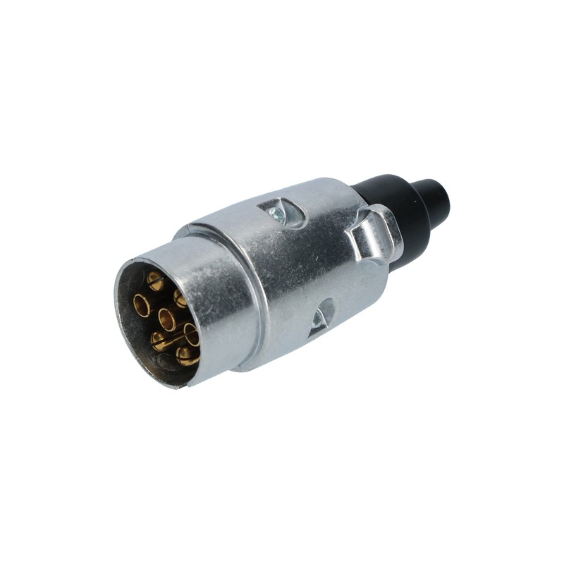 Carpoint 7-pin metal connector, for car, trailer, caravan, bicycle carrier,