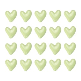 PATIKIL Fridge Magnets, 22 Pcs Love Heart Decorative Magnets Cute Refrigerator Magnets Decorative Magnetic Stickers for Home Kitchen Whiteboard Cabinet Locker, Green