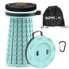 ALEVMOOM Upgraded Collapsible Stool with Cushion & Bag, 18" H