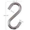 Cozihom Heavy-Duty 304 Stainless Steel S Hooks, 3.3 Inch Hammock,