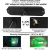 8pcs 12V Sync Ultra Slim 12-LED Surface Mount Flashing Strobe