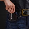 VIPERADE PJ33 Leather Knife Sheath for Belt, Horizontal Carry Pocket