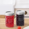 Gttyowyin Pack of 12 Mason Jars 16 oz Preserving Jars