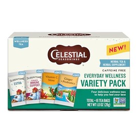 Celestial Seasonings Paquete Variado Everyday Wellness Cafeína Caja Bolsas
