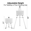 Staples HD Flipchart/Easel, Aluminum, 2/Pack (61295-USVS)