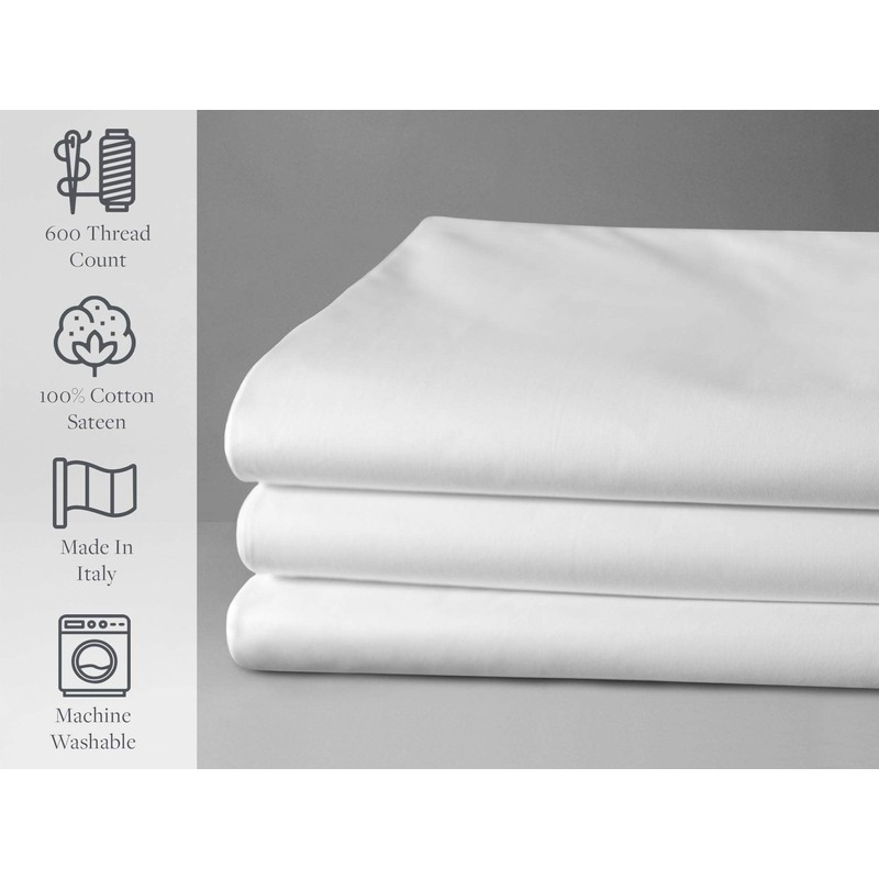 Westin Ultra Luxe Flat Sheet - Soft, Luxurious 600 Thread