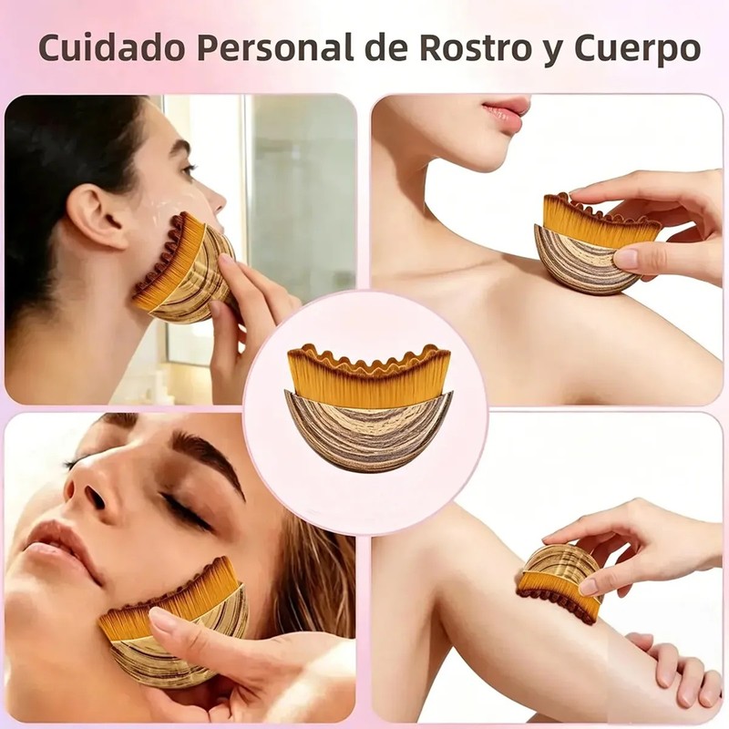 Cepillo De Masaje Linfático Y Varita De Masaje Facial