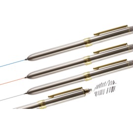 A.C. Milan Caja metálica bolígrafo Cuatro funciones, White