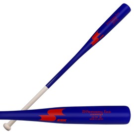 SSK Z9 Professional Edge Comp Coaches Wood Fungo Bat 33" 35" 37" - Baseball & Softball – 22+ Colors - 60 Day Warranty (33", Natural/Royal/Red)