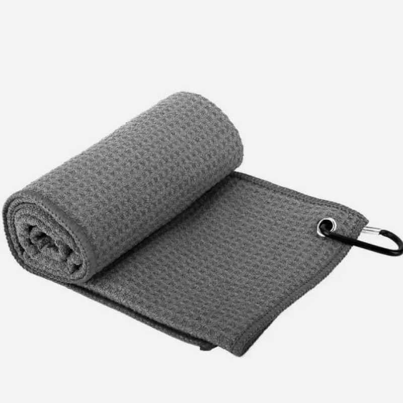 Two-fold Golf Towel | Premium Microfiber Fabric | Waffle Pattern
