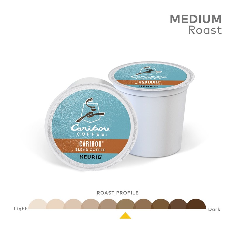 Caribou Coffee Single-Serve Coffee K-Cups®, Caribou Blend, Carton Of 4