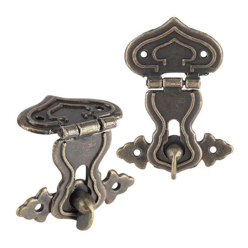 10pcs Latches Box Latches Hasp Mini Box Latch Set Antique