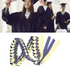 2Pcs Ribbon Leis Double Braided Necklace Graduation Congrats Accessory for