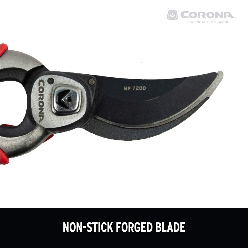 Corona BP 7200 Forged Pro Cut Bypass Hand Pruner, 1-Inch,