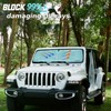 Iridescent Windshield Sun Shade fit for 2018-2025 Jeep Wrangler JL