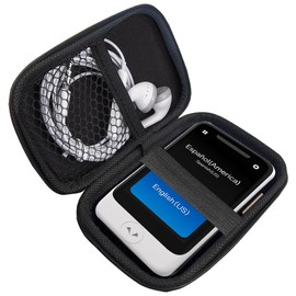 Lamshaw Compatible with POCKETALK S2 Plus Case, Durable EVA Carrying Case, Shockproof & Lightweight Protective Cover Compatible for POCKETALK S2 Plus (Black)