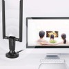 USB Network Card,RTL8812AU AC USB 2.4G/5.8G Dual-Band WiFi Dongle Adapter,Support