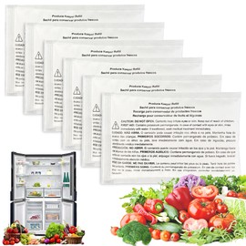 Shurex PK-1 Produce Saver Refills for Frigidaire Pure Air Produce Keeper FRPAPKRF2PK FRPAPKRF, Compatible with Frigidaire Crisp Seal Fresh System Crisper Drawers (6)